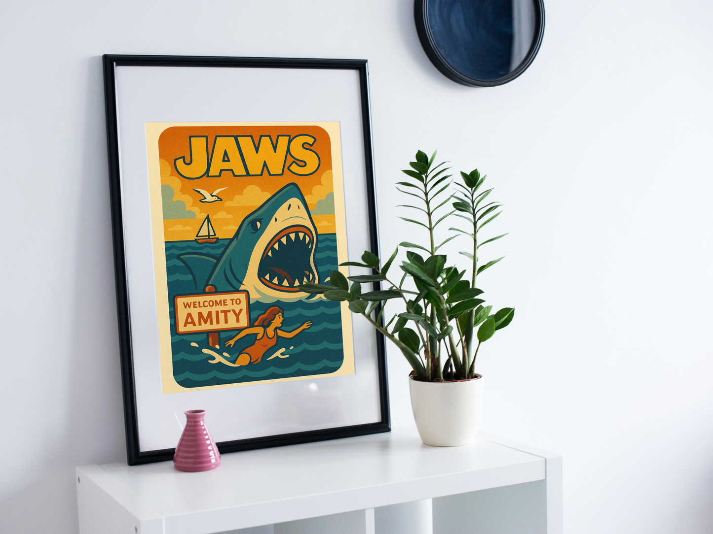 Welcome to Amity Print – JAWS Inspired Wall Art for Movie Fans & Retro Horror Lovers