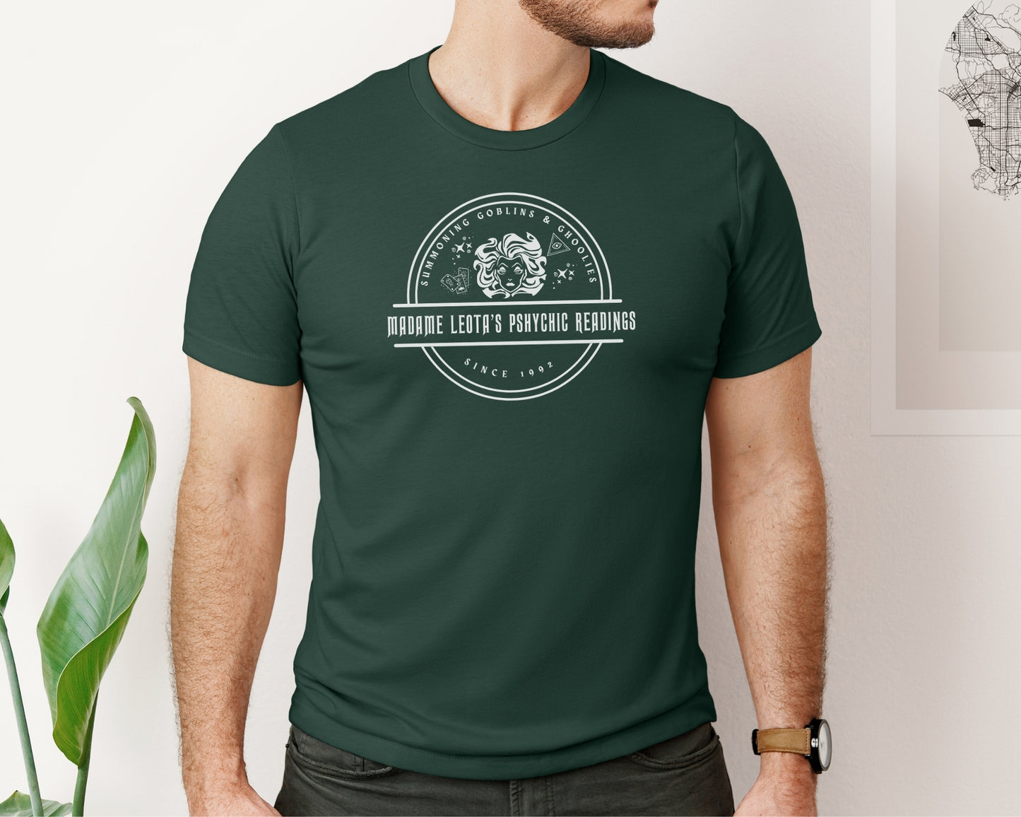 Madame Leota's Psychic Readings T-Shirt – Haunted Mansion Inspired Tee for Disney Fans