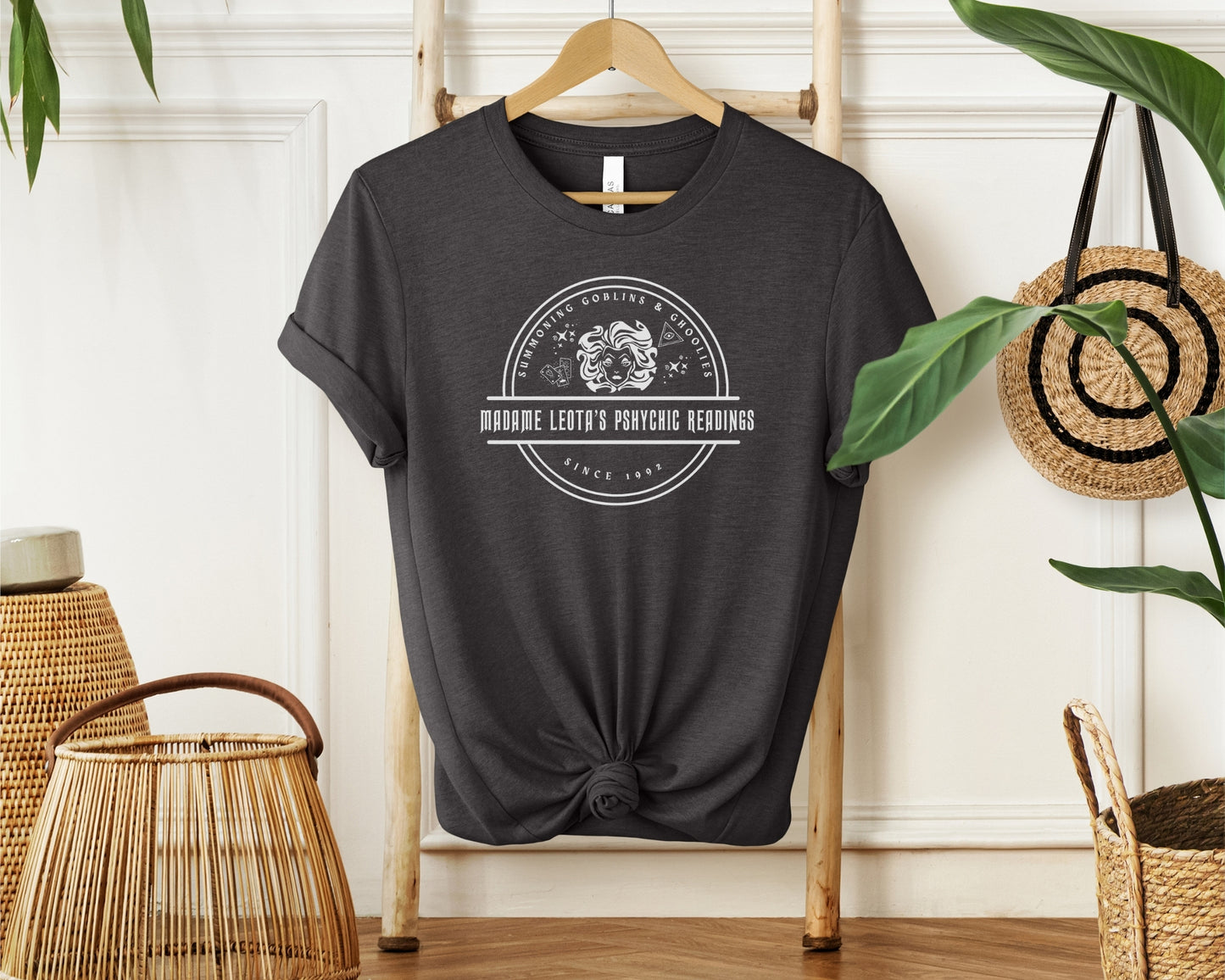 Madame Leota's Psychic Readings T-Shirt – Haunted Mansion Inspired Tee for Disney Fans