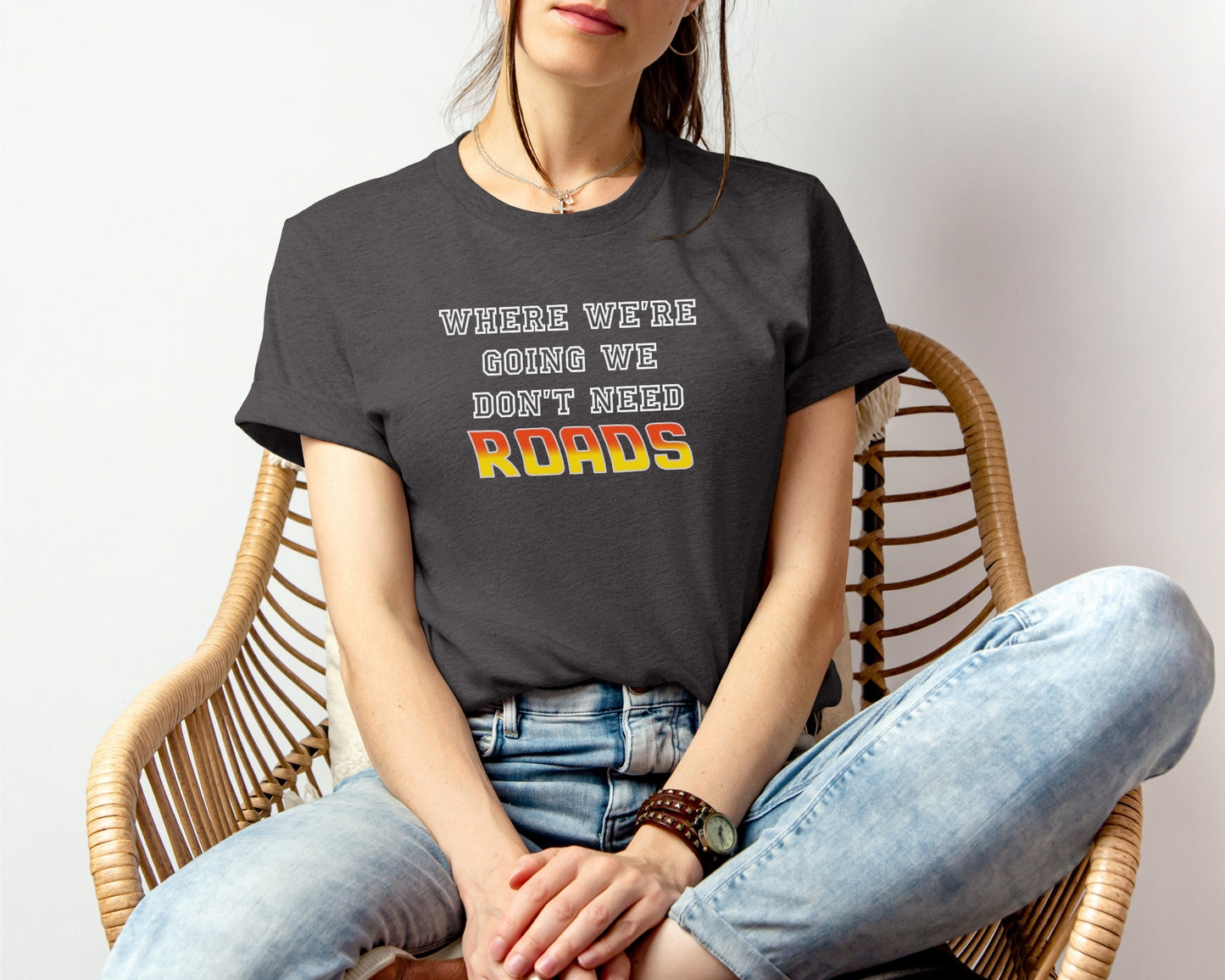 Back to the Future Inspired T-Shirt – Retro Sci-Fi Tee for 80s Movie Fans