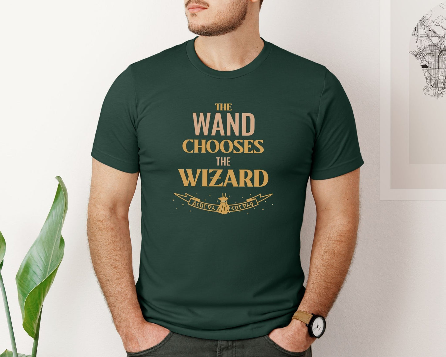 The Wand Chooses the Wizard T-Shirt – Harry Potter Inspired Tee for Witches & Wizards