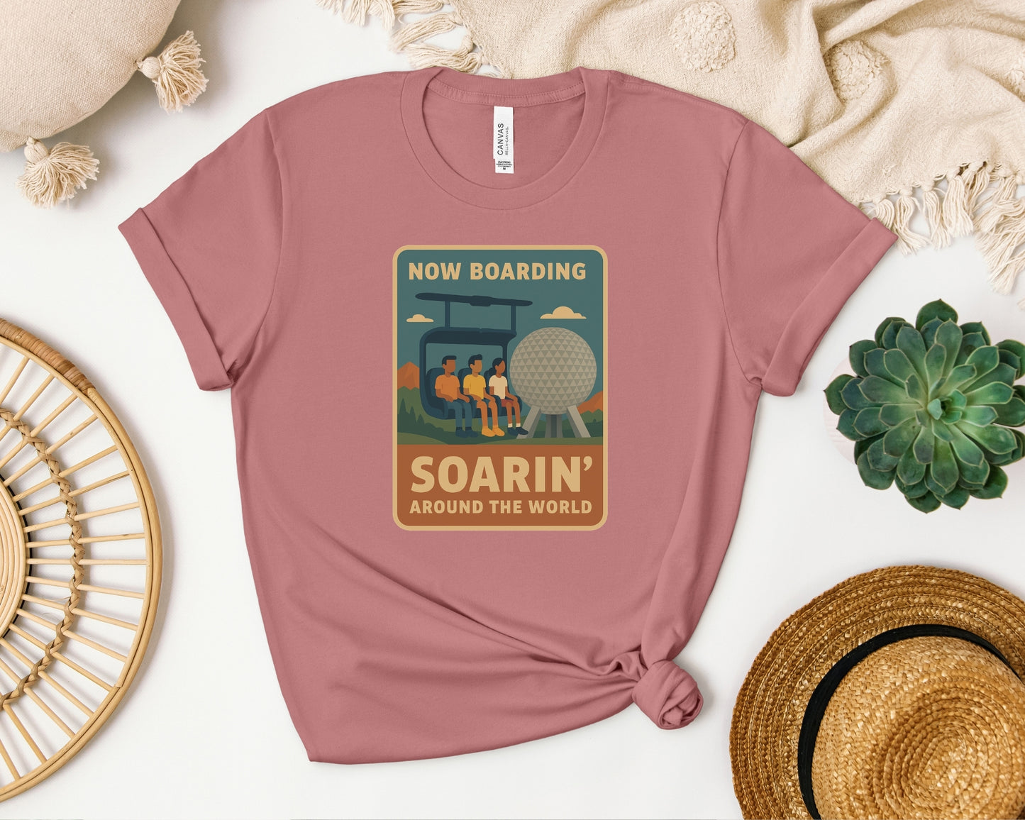 Soarin' Around the World T-Shirt – Epcot Inspired Tee for Disney Park Fans