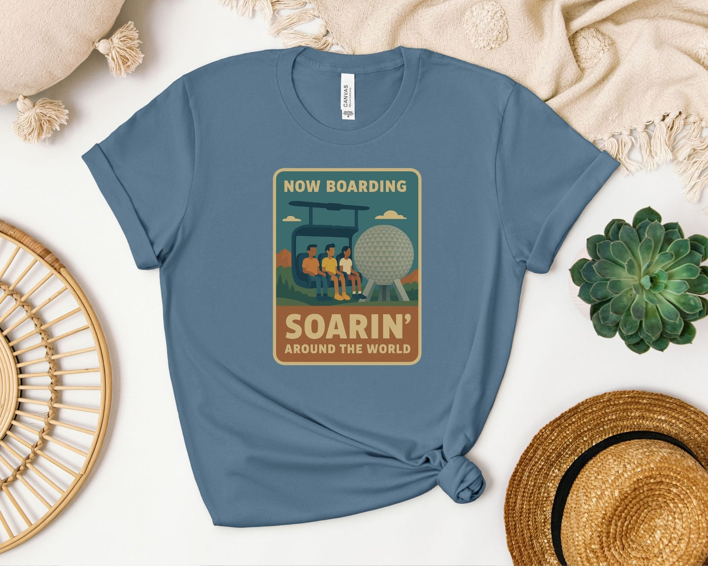 Soarin' Around the World T-Shirt – Epcot Inspired Tee for Disney Park Fans