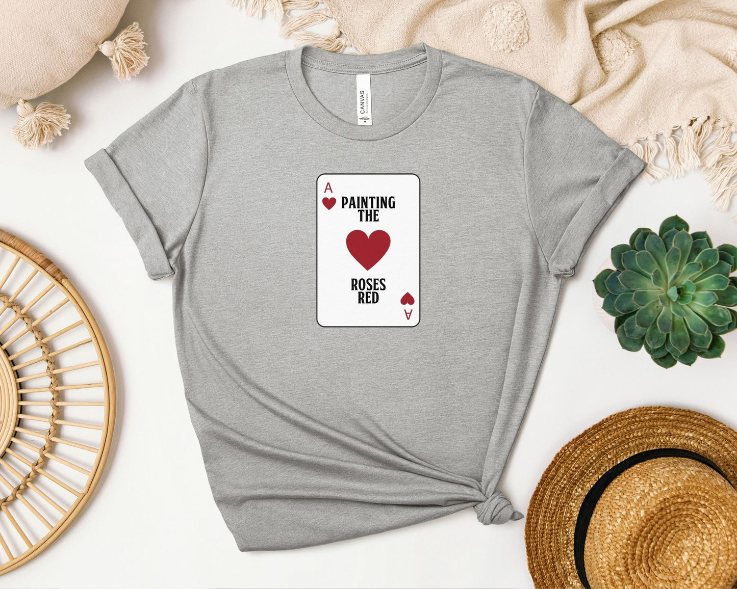Queen of Hearts T-Shirt – Alice in Wonderland Inspired Tee for Disney Fans