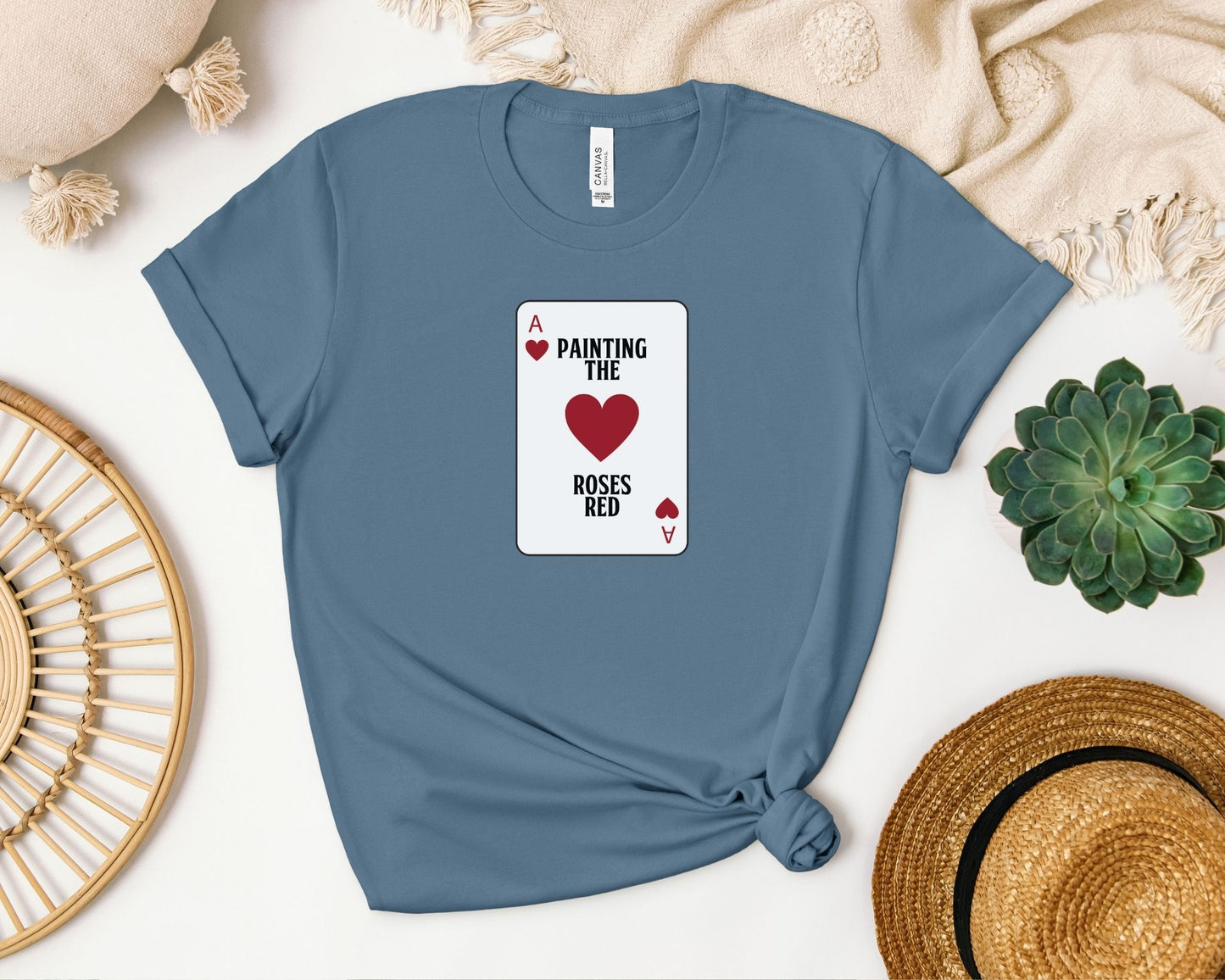 Queen of Hearts T-Shirt – Alice in Wonderland Inspired Tee for Disney Fans