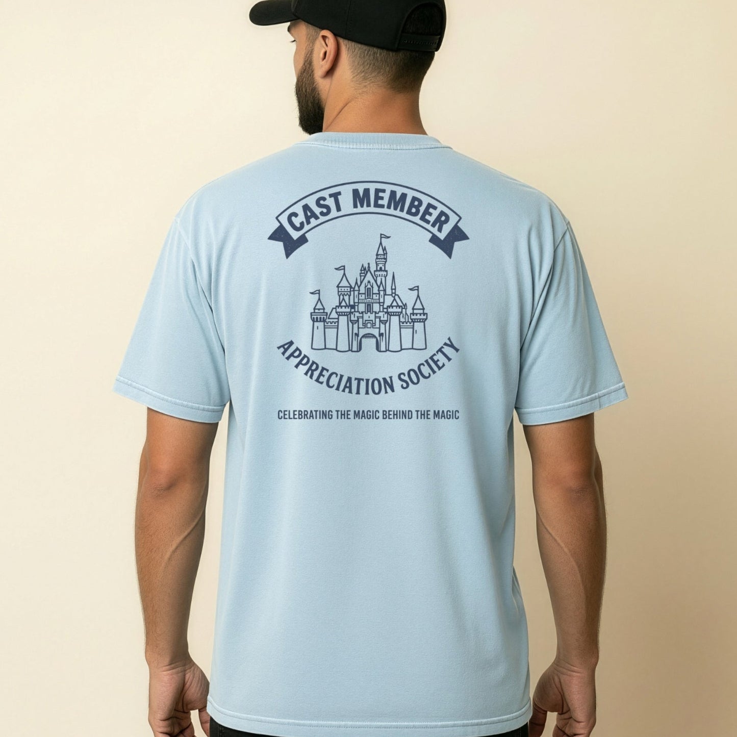Cast Member Appreciation Society T Shirt Theme Park Inspired Graphic Tee Disney Inspired Fan Apparel Park Lover Gift