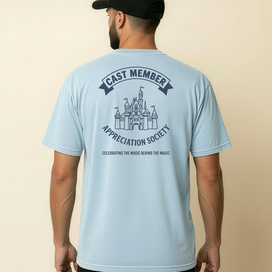 Cast Member Appreciation Society T Shirt Theme Park Inspired Graphic Tee Disney Inspired Fan Apparel Park Lover Gift
