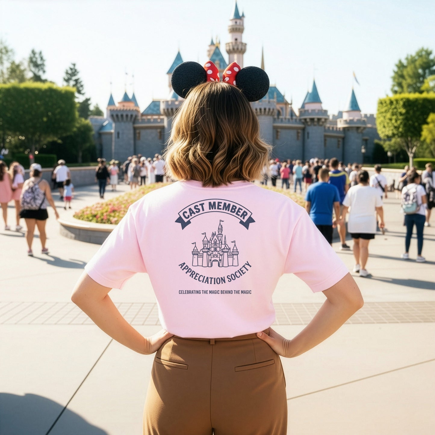 Cast Member Appreciation Society T Shirt Theme Park Inspired Graphic Tee Disney Inspired Fan Apparel Park Lover Gift