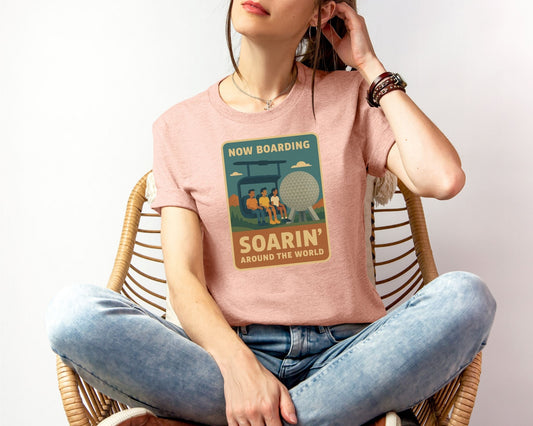 Soarin' Around the World T-Shirt – Epcot Inspired Tee for Disney Park Fans