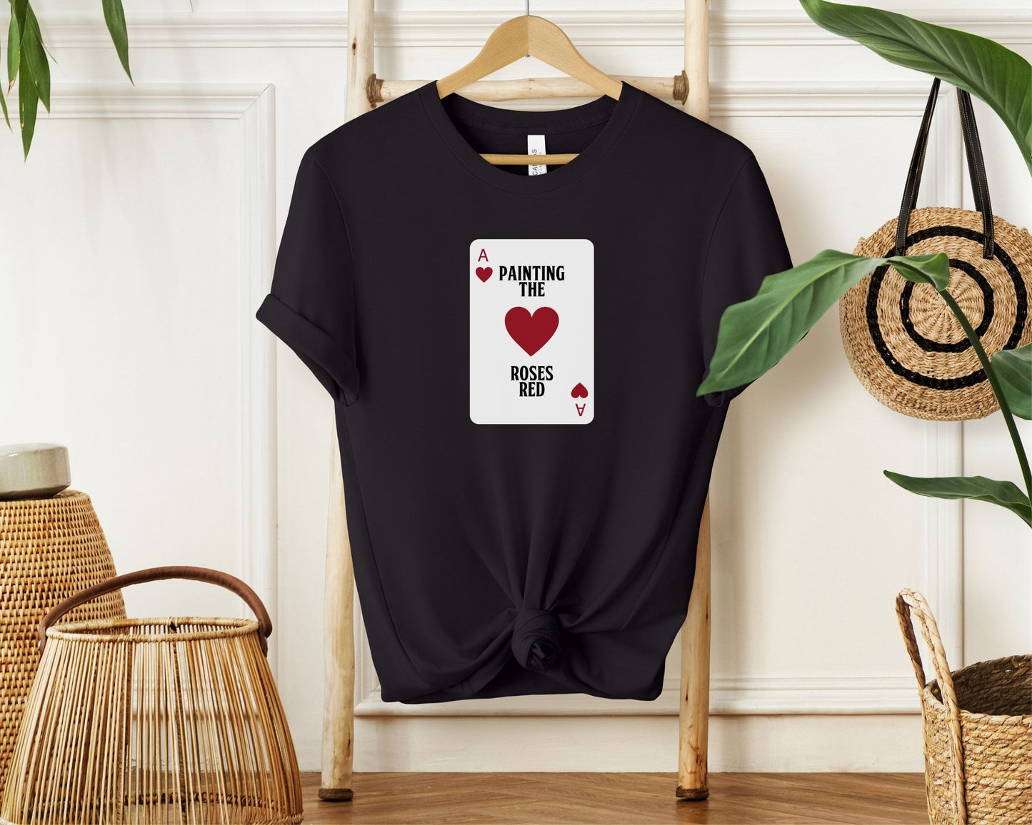 Queen of Hearts T-Shirt – Alice in Wonderland Inspired Tee for Disney Fans