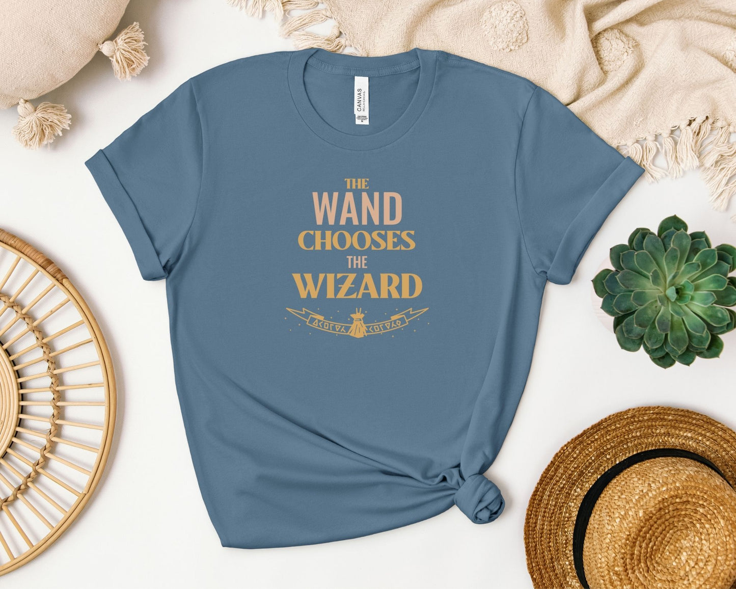 The Wand Chooses the Wizard T-Shirt – Harry Potter Inspired Tee for Witches & Wizards
