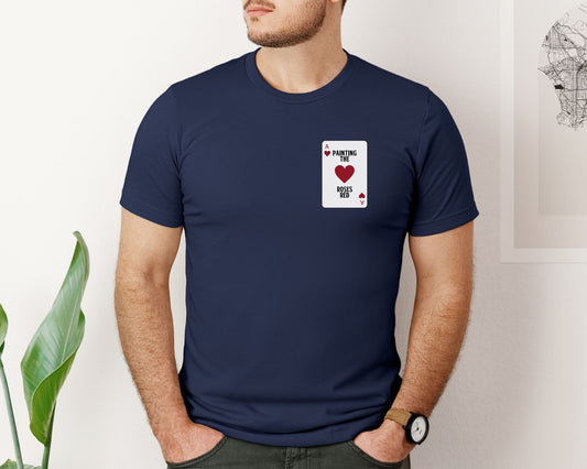 Queen of Hearts T-Shirt – Alice in Wonderland Inspired Tee for Disney Fans