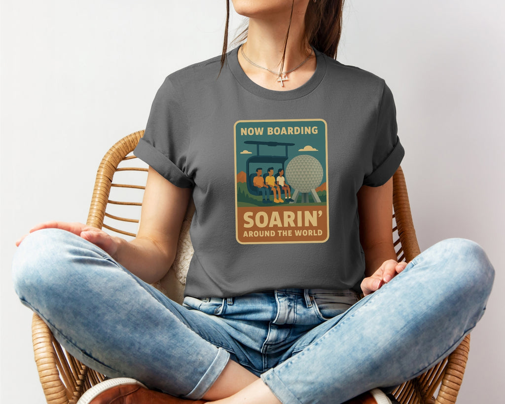 Soarin' Around the World T-Shirt | Epcot Inspired Tee for Disney Park Fans