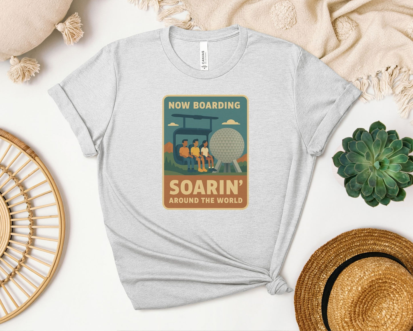 Soarin' Around the World T-Shirt – Epcot Inspired Tee for Disney Park Fans