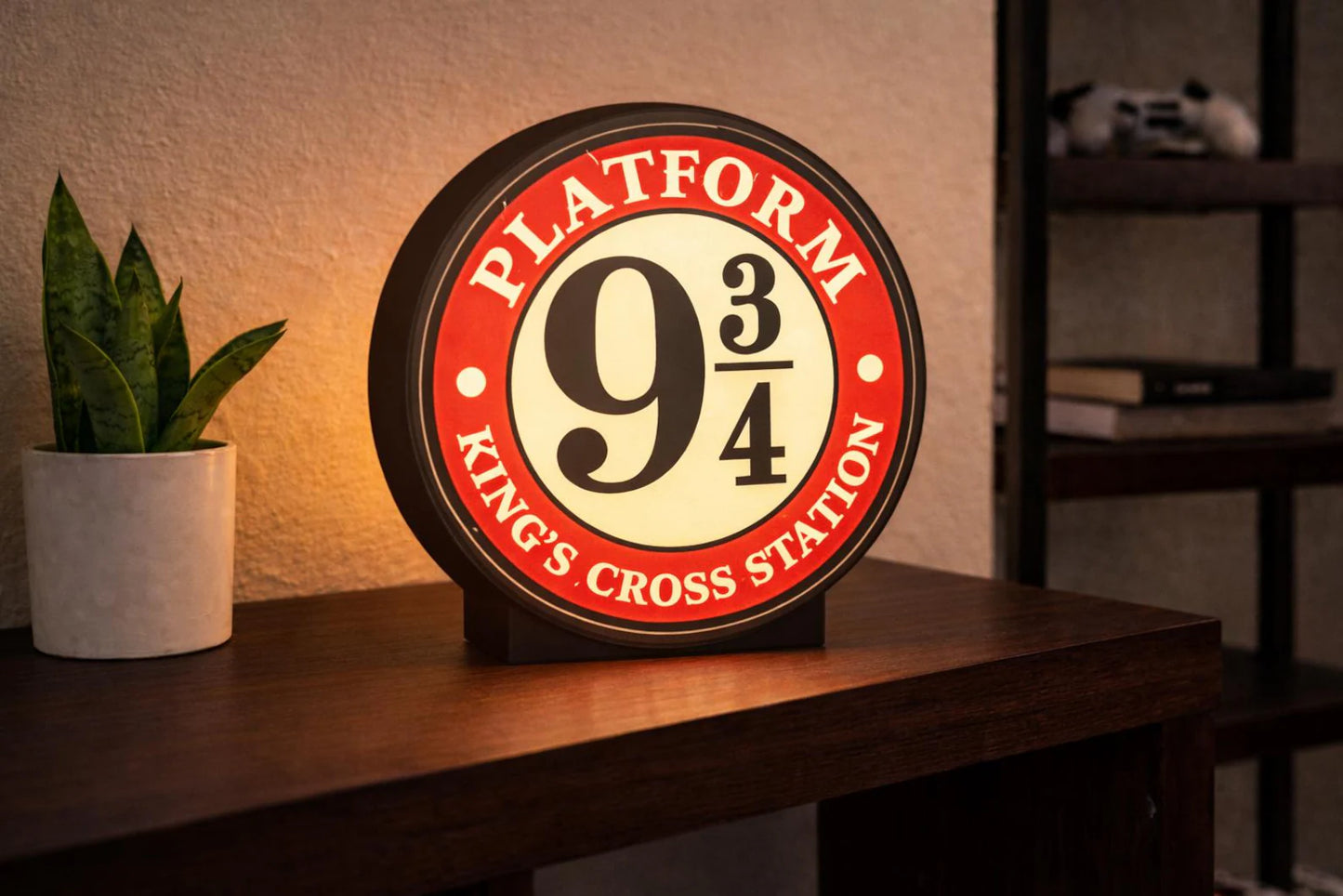Platform 9 3/4 Inspired Light Box Wizard Style LED Night Light USB Powered Dimmable Lamp Magical Room Decor
